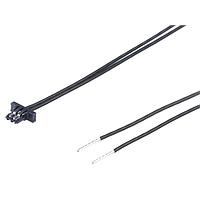 Molex 226202-1083 Power and Signal Cable Assemblies Zero-Hachi Pigtail Cable Assembly, Single Row, Tin 2 Circuits, 600.00mm Black