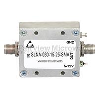 Fairview SLNA-030-15-25-SMA Low Noise Amplifier Operating From 50 MHz to 1,000 MHz with 20 dBm Psat and SMA