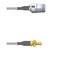 Amphenol Custom Cable Q-1V03O000R012i RF Cable Assemblies N-SJ/SMB-SJB G316D 12I