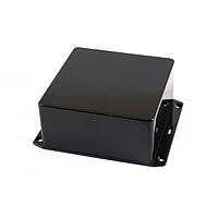 Hammond Manufacturing 1591UFLBK Flanged Enclosure FR ABS w/Flanged Lid 4.7x4.7x2.2" Black