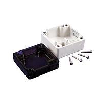 Hammond Manufacturing 1554B2GYSL Enclosures General Enclosure - Grey/Smoke Lid - 2.6 x 2.6 x 1.6in - Polycarbonate - N4X