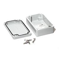 Hammond Manufacturing 1590Z062GY Thick Wall Heavy Duty Aluminum 3.9x1.03x2.6"Grey