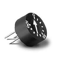 TT Electronics / BI Technologies 93PR50KLF Trimmer Resistors - Single Turn 1/2inch 50K LEADFREE Thumbwheel