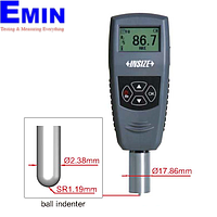 INSIZE ISH-DSOO Digital Shore Durometer (Dataloger, 0-100 OO, soft plastic, soft rubber)