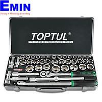 TOPTUL GCAD4303- 43PCS 1/2 inch DR. Socket Set (METRIC & SAE)