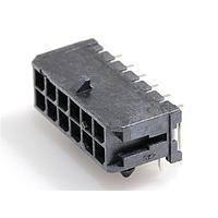 Molex 43045-1200 Shrouded MICRO-FIT 3.0 HDR 02X06P RA