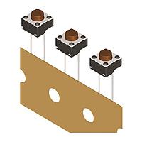 Diptronics DTST-62K-V Basic Switch Radial Taping 6*6