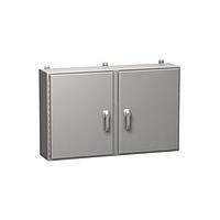 Hammond Manufacturing HN4WM364812SS Double Door N4X 2 Door Wallmount Encl w/panel - 36 x 48 x 12 - 304 SS