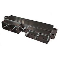 Amphenol Air LB France SIM2D82NG Modular Interconnect Systems Receptacle Standard 4 Modules Metallic Shielded Black nickel Polarization G Not mounted