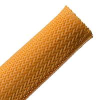 HellermannTyton 170-03081 Expandable Braided Sleeving, Expandable, 1.5" Dia, PET, Orange, 200 ft/bulk reel