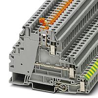 PHOENIX CONTACT 3214364 Ground Modular Terminal Block UT 4-PE/L/MT
