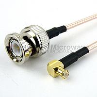 Fairview FMC0817315 BNC Male to RA MCX Plug Cable RG-316 Coax