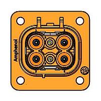 Amphenol Industrial ELR4Y02 Connectors Receptacle 4 Pole 4.0mm Key Y