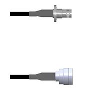 Amphenol Custom Cable Q-080550008060i RF Cable Assemblies BNC-SJB/TNC-SP RG58 60I