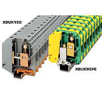 OMEGA XBUK95PE High Current Terminal Blocks, Width 25 mm (0.98 in), up to 232 A (Ground Block)