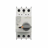 Carlo Gavazzi GMS-32S-13A Motor Drives Standard-break Manual Motor Starter. 32Amps frame size,  600VAC, class 10 overload with range: 9-13Amps . Check datasheet for interruption rating.