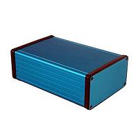 Hammond Manufacturing 1455N1601BU PC Board Metal End Panel/Blue 6.30 x 2.09 x 4.06"