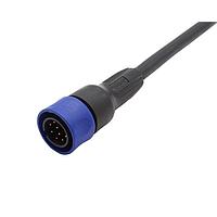 Bulgin PXP4000/015/08P Sensor Cables / Actuator Cables Pre-wired Flex Cable Connector - 15m - 8 Contacts - Plug