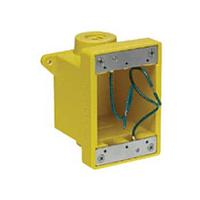 Molex 1301280119 Outlet Box YELLOW GLASS-FILLED POLY BOX