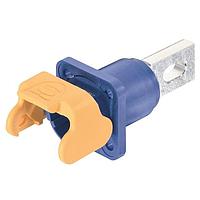 HARTING 09930011329 Housings Han S 120 Bulkhead Mount blue M18 w/ male contact busbar (w/ unlocking