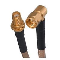 Johnson / Cinch Connectivity Solutions 415-0075-012 RF Cable Assemblies RA PLG-STR BLKHD JK RG-142 12"