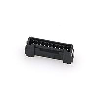 Molex 505567-1081 Shrouded MicroLockPlus 1.25MM RA HDR 10P BLK GLD