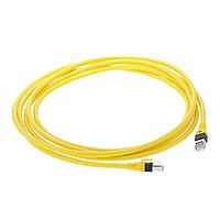 HARTING 09474747167 Cat 6 RJ Industrial RJ45 DualBoot Patch Cable, Cat6 PUR yellow, halogen free, 3.25m