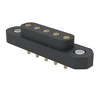 Mill-Max 878-20-005-10-011000 Headers 4mm Magnetic Spring-Loaded Target Conn 5 Pin UnShrouded Through-Hole Soldertail