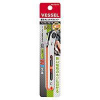 Vessel TD-77 Flat Plate Ratchet Screwdriver Set (3 bits)