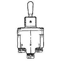 Honeywell 1TL1-21 Toggle Switches Toggle SW 1POLE 3POS SCRW TERM STD LVR