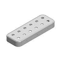 Masach Tech MS350-20CP EMI/RFI Shield Cover Perforated, Two-Piece 35.6 x 12.6 x 4mm Two-piece Drawn-Seamless RF Shield/EMI Shield COVER Perforated (CRS)