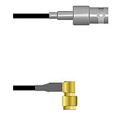 Amphenol Custom Cable Q-030340003011i RF Cable Assemblies BNC-SJ/SMA-RP G174 11I