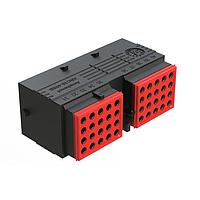 Amphenol SINE Systems ARC18-40SB-P013 Headers 40 Position, Plug, Socket Contact, Size 16, Jackscrew, Bonded Front Seal, Keyed B