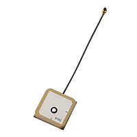 Taoglas AP.25F.07.0078A Active Antenna AP.25F GPS/GALILEO 2 Stage Active Patch 25*25*8mm, 78mm oe1.13, I-PEX MHFIU.FL