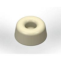 3M Electronic Specialty SJ-5009 (WHITE) Bumper DEPRESSED CIRC WHT 24 PER PAD