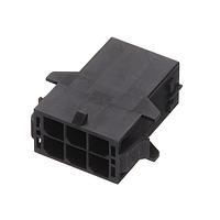 Molex 105411-1106 Plug Housing Mega-fit PanelMount Plg Hsg DR 6ckt Blk