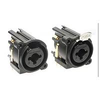 Amphenol Audio ACJC10AVL BULK Receptacles 1/4" STEREO/XLR PCB 10P Vert Combo Jack