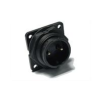 Amphenol LTW ADC-06PMMS-LS7001 Standard Circular Connector Ceres, Large Size, Plastic, 20A, 06 pins, Male Connector, Male Contact, Square, 2 Points Lock, Solder, Receptacle, IP67