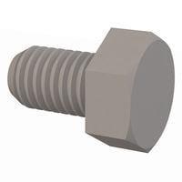 Essentra Components 50M100150J016 Machine Screw Hex Unslotted Bolt, M10 X 1.5 Thread, 16mm Lg