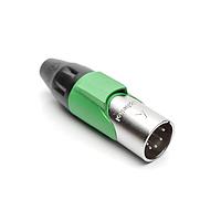 Amphenol Audio AX5M5M Cable Connectors 5P PIN M PLUG GREEN MARK SLEEVE