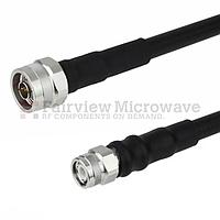 Fairview FMCA1031 75 Ohm N Male to 75 Ohm F Male Cable 75 Ohm Armored Test Coax and RoHS Compliant