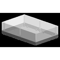 Serpac 032C,BK Plastic CLR TOP BLK BOTTOM 4.38 x 3.25 x 1.40