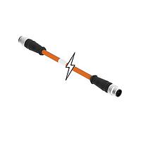 Molex 1201080438 Sensor Cables / Actuator Cables MIC 4P M/MP ST/ST D-CODED 75M ORG TPE