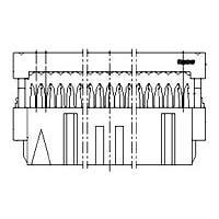 Raychem - TE Connectivity 1-215919-6 Receptacle AMP-LATCH 15.2 HIGH TAPE