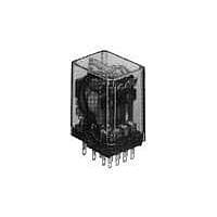 AMP Connectors - TE Connectivity KHU-17A16-120 Cube Relays Relay 4PDT 1A 120VAC 3.9KOhm Socket