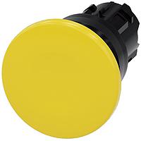 SIEMENS A6X30136604 Mushroom MUSHROOM PUSHBUTTON. 40MM. YELLOW