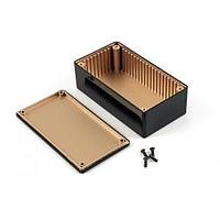 Hammond Manufacturing 1591RCBK EMI/RFI Shielded FR ABS+RFI/EMI Coat 4.7x2.6x1.4" Black