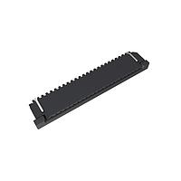 Amphenol FCI SFW23R-6STE1LF Board Mount 1.00mm Flex Connector, SFW-R series, 23 Position, Top side Contact, Side Entry Surface Mount ZIF CIC Connector, Lead Free.