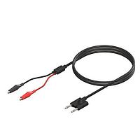 Cal Test Electronics CT4456-100 Coax Monitor Cable Double Banana Plug to Alligator Clips Breakout, Cable Assembly