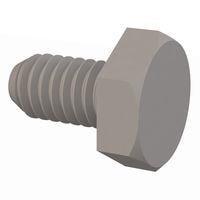 Essentra Components 010640H025 Cap Screw Hex Unslotted Bolt, #6-40 Thread, 1/4 Lg